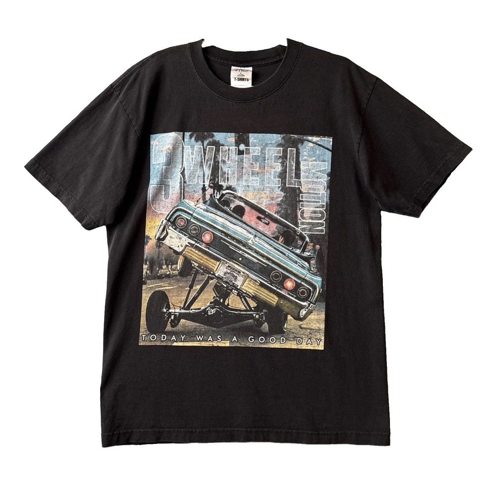Shaka Wear Max Heavyweight T Shirt L Lowrider Lifestyle 3 Wheel Motion Chicano